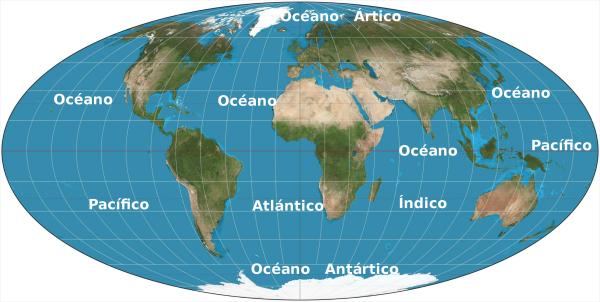 Diferencia entre mar y océano - Cuántos océanos hay en el mundo