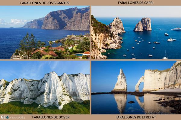 Farallones: qué son, formación y nombres - Nombres de farallones famosos