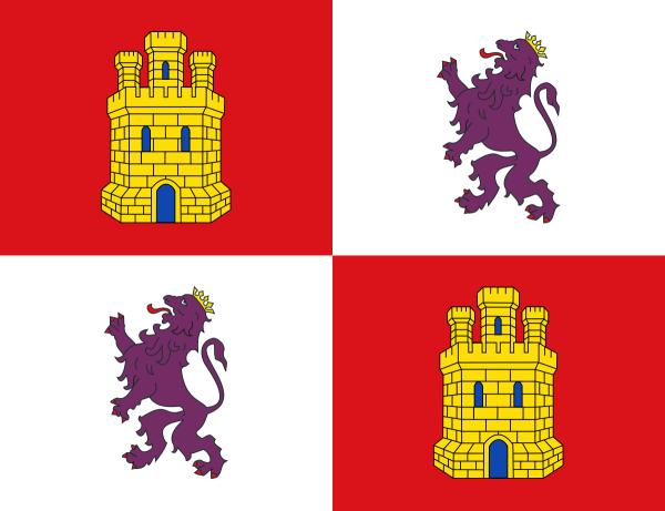 Banderas de las comunidades autónomas de España - Castilla y León