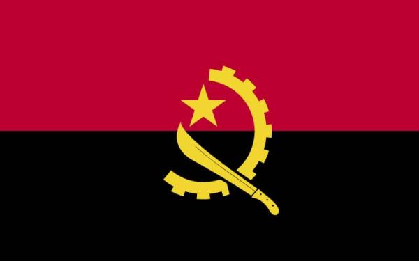 Banderas de países del mundo con nombres - Angola